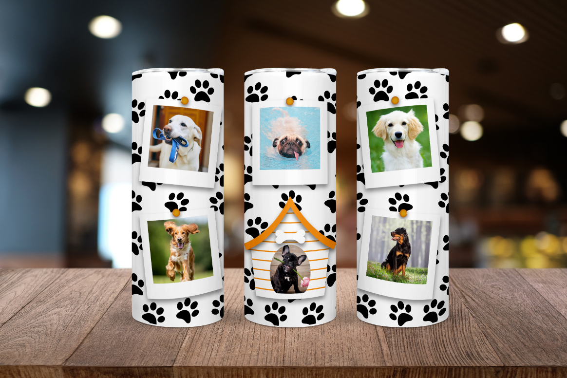 Dog Custom 6 Photo 20oz. Tumbler