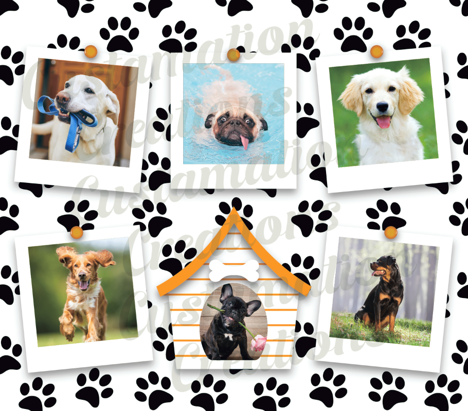 Dog Custom 6 Photo 20oz. Tumbler