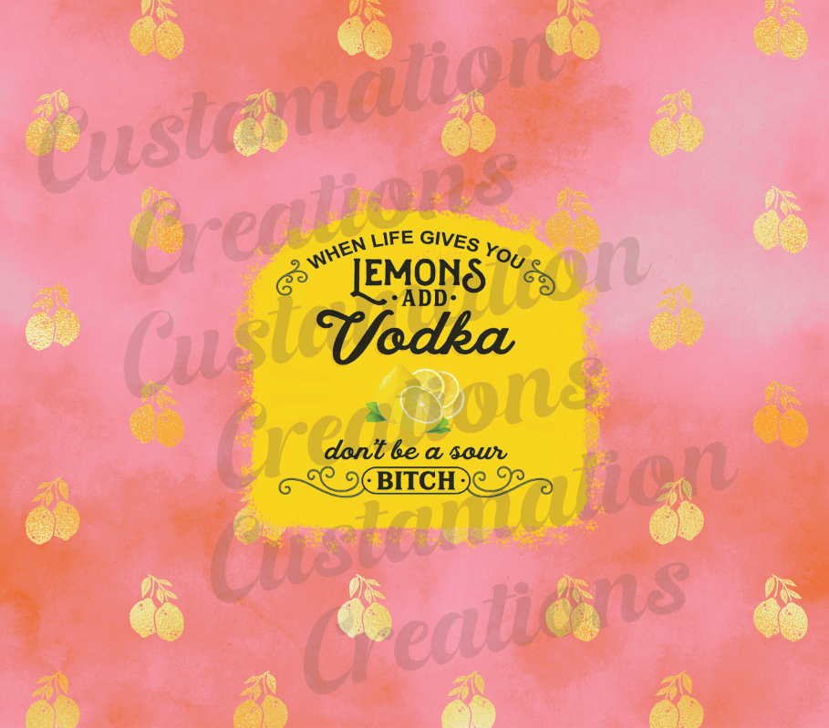 Life gives you Lemons 20oz. Tumbler