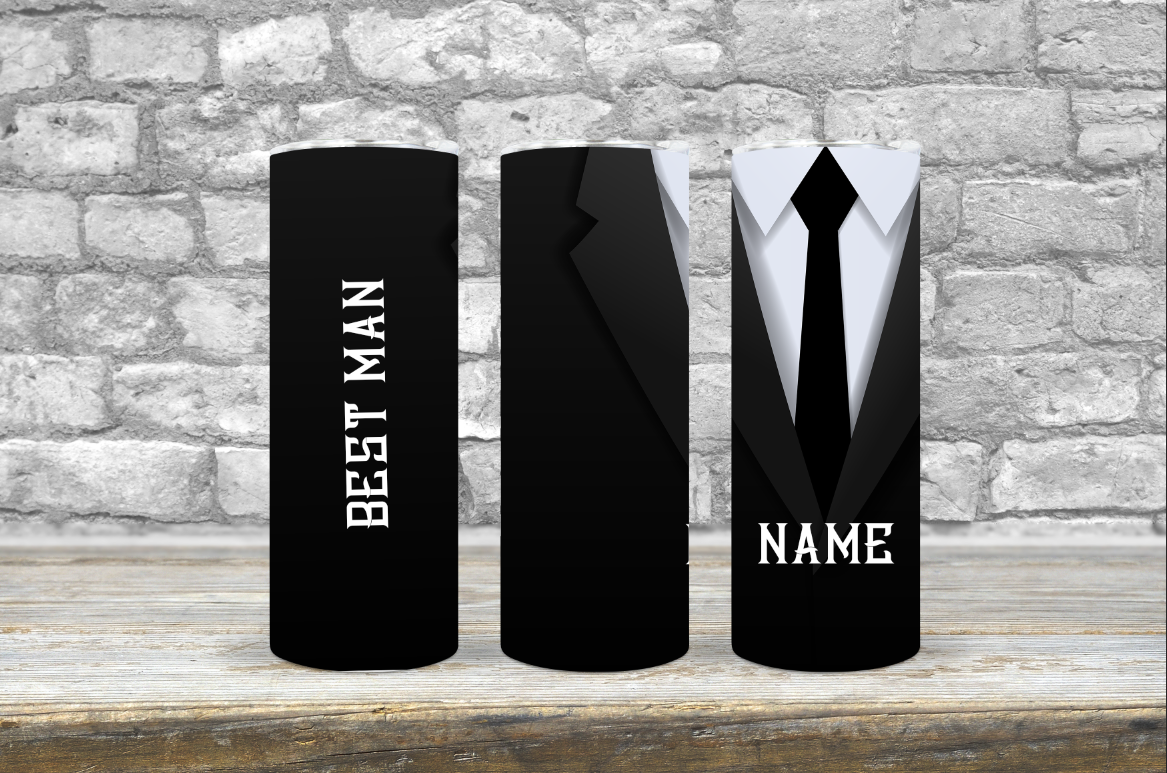 Best Man Wedding Tumbler – Anomaly Creations & Designs, Inc.