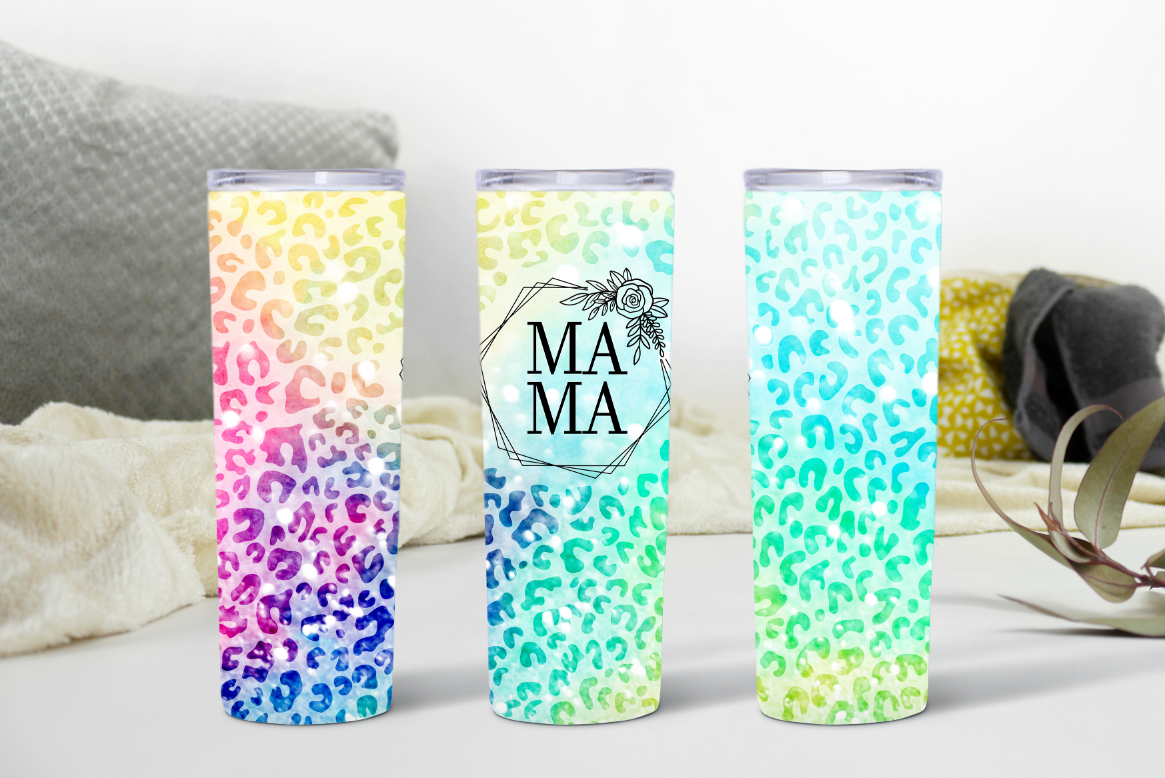 Multi-colored MAMA 20oz. Tumbler